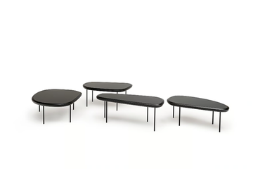 PEBBLE LOW TABLE - Low wooden coffee table by Living Divani - view 3